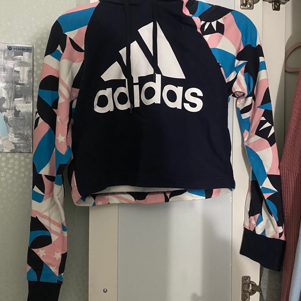 adidas cropped hoodie